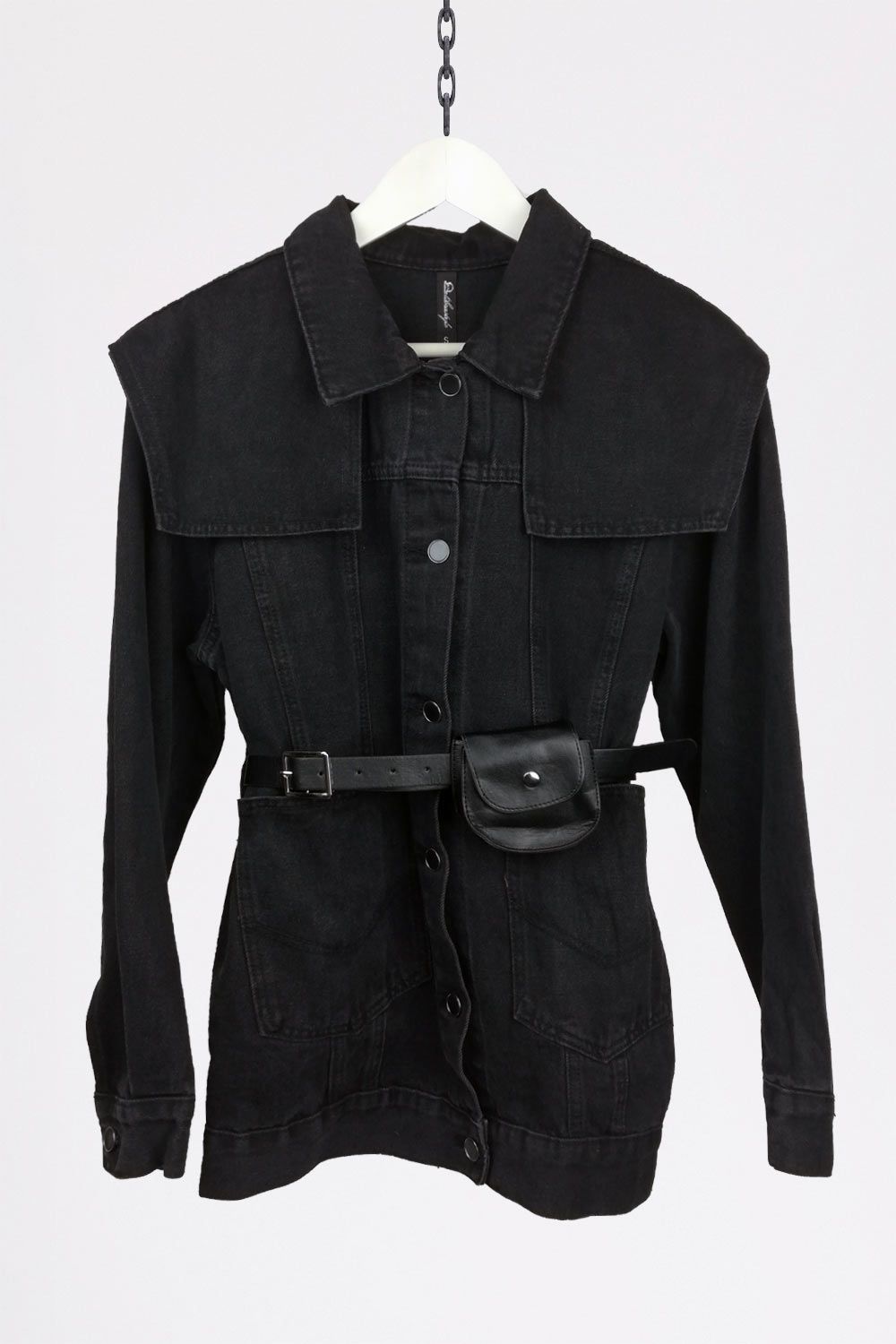 Foil structured denim jacket - Women | Mango USA